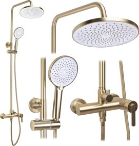 Set doccia Rea Ontario Brush Gold