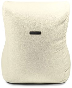 Puof a sacco grigio chiaro con rivestimento in bouclé Lounge – SLOWDOWN