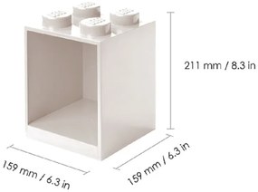 Set di 2 mensole da parete nere per bambini Brick - LEGO®