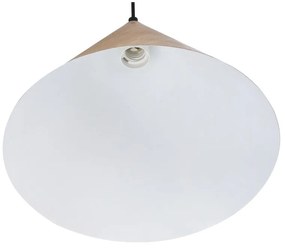Lampada a sospensione marrone con paralume in metallo ø 32 cm Dunca - Candellux Lighting