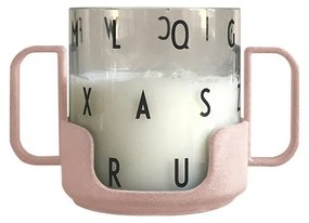 Tazza per bebè rosa Cresci con la tua tazza Grow with Your Cup - Design Letters