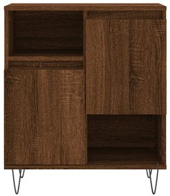 Credenza rovere marrone 60x35x70 cm in legno multistrato