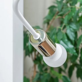 Applique OXFORD 1xE27/15W/230V oro/bianco