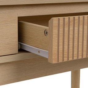 Tavolo consolle di colore naturale 30x100 cm Iona – Casa Selección