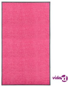 vidaXL Zerbino Lavabile Rosa 90x150 cm