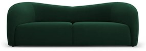 Divano in velluto verde scuro 197 cm Santi - Interieurs 86