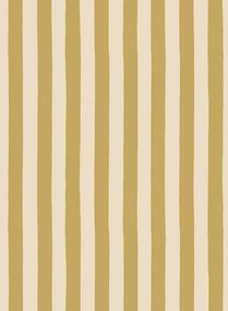 Josephine Munsey Carta da parati Medium Hand Painted Stripe - Summer Evening/ Parsnip