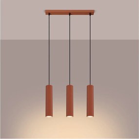 Lampadario color mattone Gleam – Sollux
