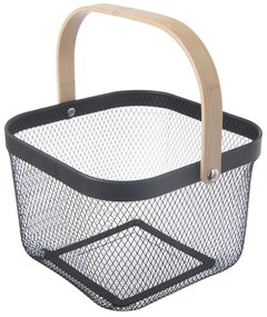 Cesto con filo metallico in metallo 24,5x24,5x30 cm Radka – Orion