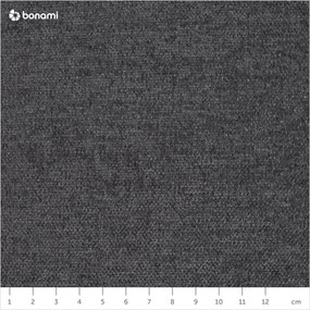 Divano letto angolare grigio scuro L, angolo destro Scandic Lagom - Miuform