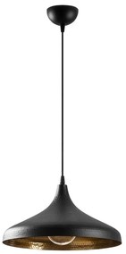 Lampadario nero con paralume in metallo ø 36 cm Tattoo – Opviq lights