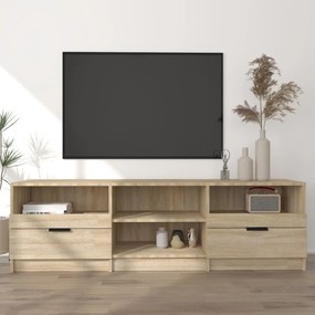 Mobile Per Tv Rovere Sonoma 150x33,5x45cm Legno Ingegnerizzato /