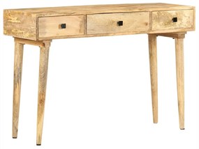 Tavolo Consolle 115x35x76 Cm İn Legno Massello Di Mango /