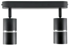 Faretto BAMBOO 2xGU10/10W/230V nero