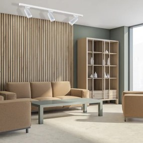 Faretto in rail system MICA 3xGU10/25W/230V bianco