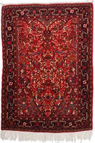 Malayer Tappeto persiano 150 x 110 Blu (Iran) Annodato A Mano