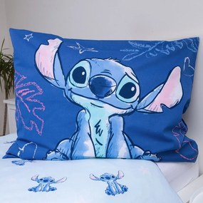 Set copripiumino e federa da bambini blu in cotone per letto singolo 140x200 cm Lilo &amp; Stitch "Aloha" – Jerry Fabrics