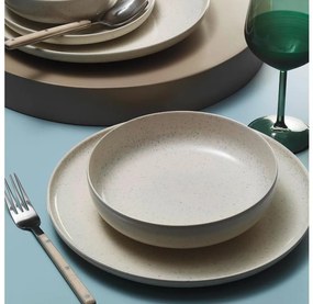 Set da tavola 8 pezzi beige/porcellana