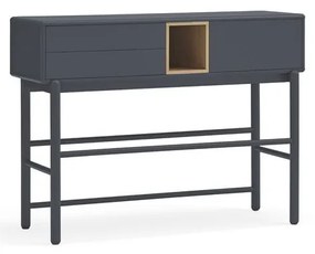 Consolle grigio scuro 35x120 cm Corvo - Teulat