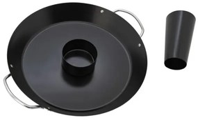 Supporto per griglia con padella per pollo 30 cm