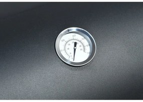 Griglia a carbone con affumicatoio nero/legno