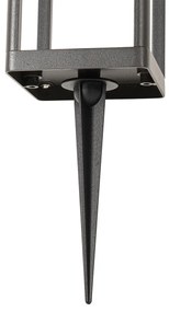 Lampada da terra per esterni grigio scuro 40 cm con LED e luce dimmerabile a energia solare - Sonne