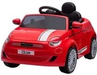 Auto elettrica globo 42120 spidko fiat 500 12v r c rosso