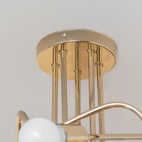 Lampadario a plafone OXFORD 5xE27/15W/230V, finitura dorata