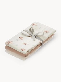 Set di 3 copertine in cotone organico Wildflower