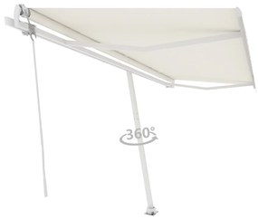 Tenda da Sole Automatica Autoportante 500x350 cm Crema