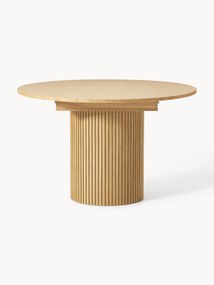 Tavolo allungabile con struttura millerighe Filo, 120 - 160 x 75 cm