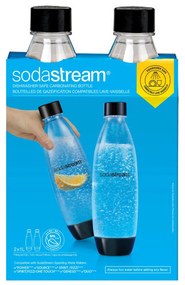 Set 2 bottiglie 1L per gasatori SodaStream