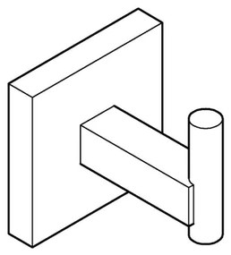 GROHE 409612430 - Gancio START CUBE 5,4 × 5,4 × 6 cm nero