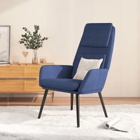 Sedia Relax Blu İn Tessuto /