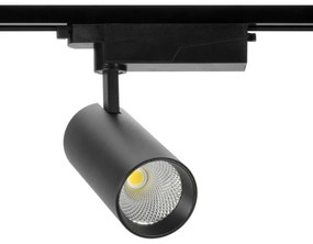 Faro LED 40W Dimmerabile Triac Binario Monofase 38°/60° Nero CCT CRI92 Colore Bianco Variabile CCT