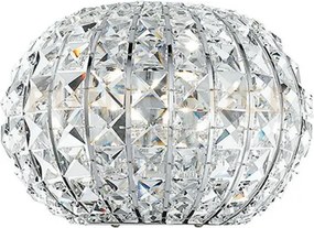 Applique a parete concert cromo 1 luce attacco e27 25x25x17,5cm in ...