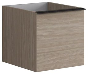 Struttura semi colonna da bagno Pixel2 cassetti olmo rousseau L 40 x H 40 x P 45.5 cm