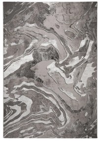 Tappeto di colore grigio-argento 300x400 cm Marbled - Flair Rugs