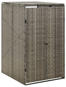 Copribidone Singolo Grigio 70x80x117 Cm İn Polyrattan /