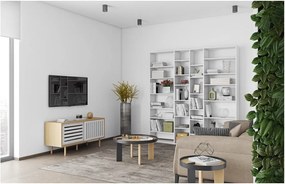 Libreria bianca 214x224 cm Valsa – TemaHome