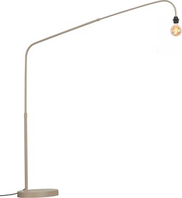 Lampada da terra per esterni beige con base beige IP44 - Arc