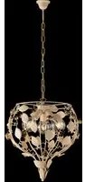 Lampadario Shabby Chic Bella Avorio Oro 3 Luci E27