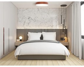 Plafoniera con sensore CLEO 6xE27/24W/230V d. 80 cm di rame