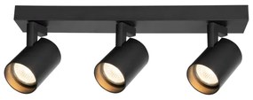 Faretto VOLF 3xGU10/10W/230V nero