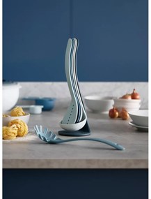 Set di 5 utensili da cucina blu con supporto Nest Utensils Plus Nest Sky - Joseph Joseph