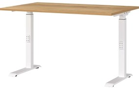 Tavolo da lavoro regolabile in altezza con piano in rovere Downey - Germania