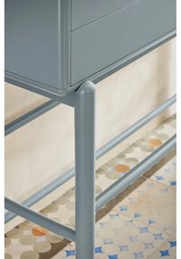 Tavolo consolle blu-grigio 35x120 cm Corvo - Teulat