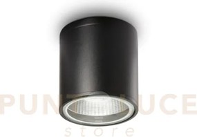 Gun faretto da esterno ip55 1 luce attacco gu10 nero
