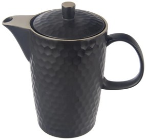 Teiera nera in ceramica 1,3 l Tea Time – Orion