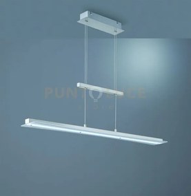 Smash sospensione led 18w 1980lm, 3000+4000+5000+6500k acciaio sati...